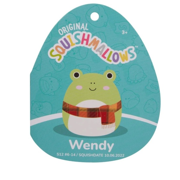 Squishmallows Wendy the Frog plush figurine 7.5” tall NWT - Picture 4 of 5
